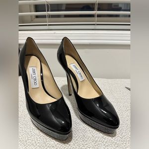 Black Patent Leather Jimmy Choo